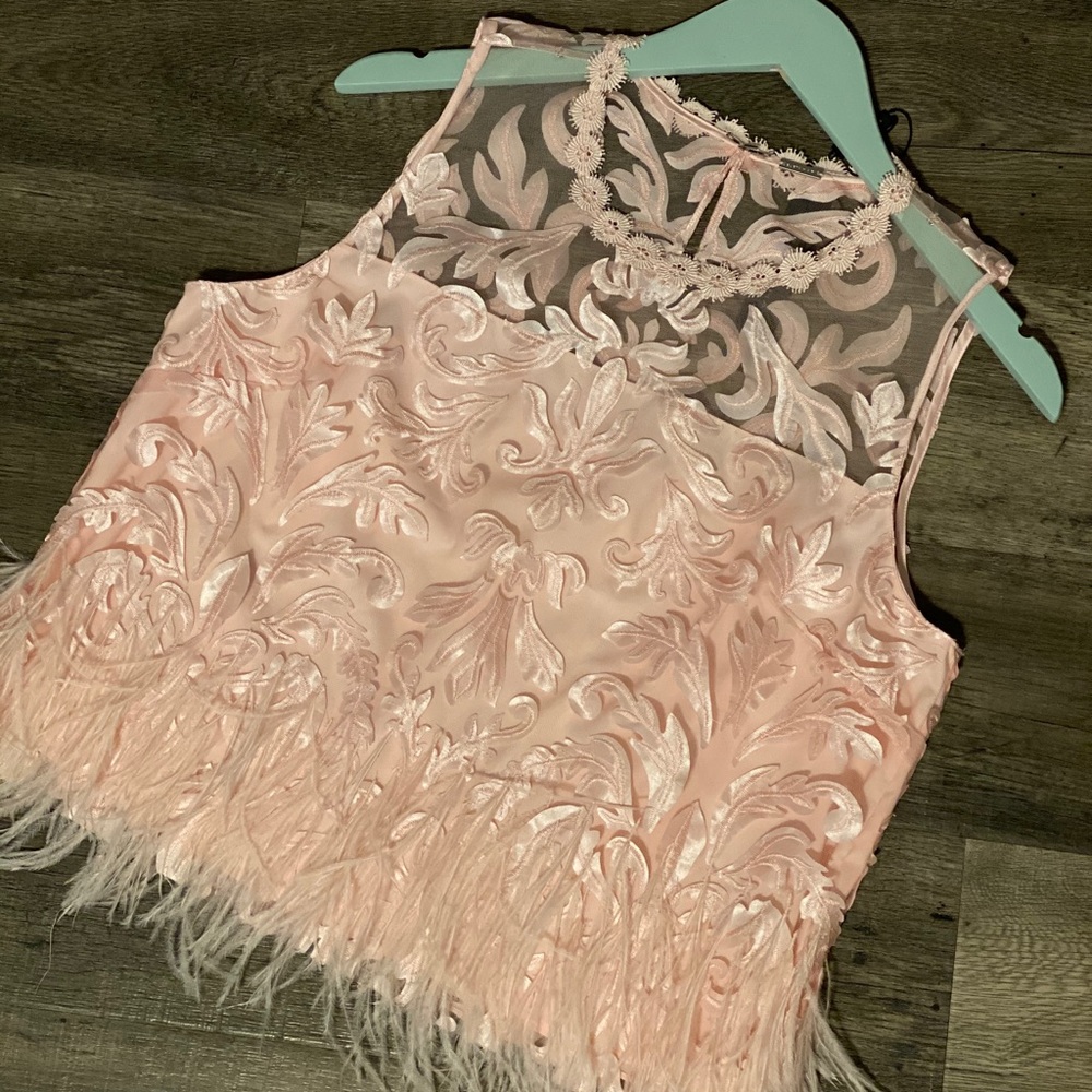 Elie Tahari Whimsical Pink Blouse
